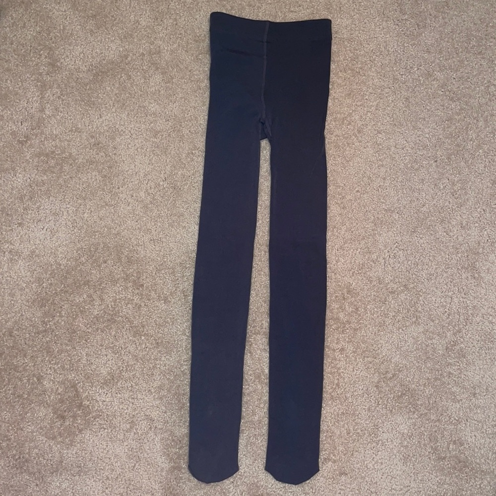 Gray Lined Tight Style Leggings